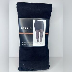 Torrid Black Flocked Leggings 4X